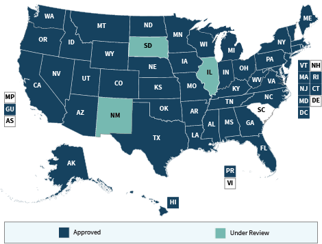 HIE IAPDs Approved or First Time Review Process Map