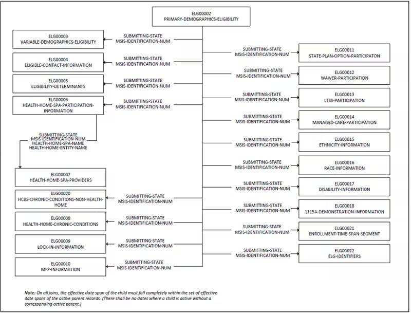 Eligible File – Eligible Person Record Segment Relationships