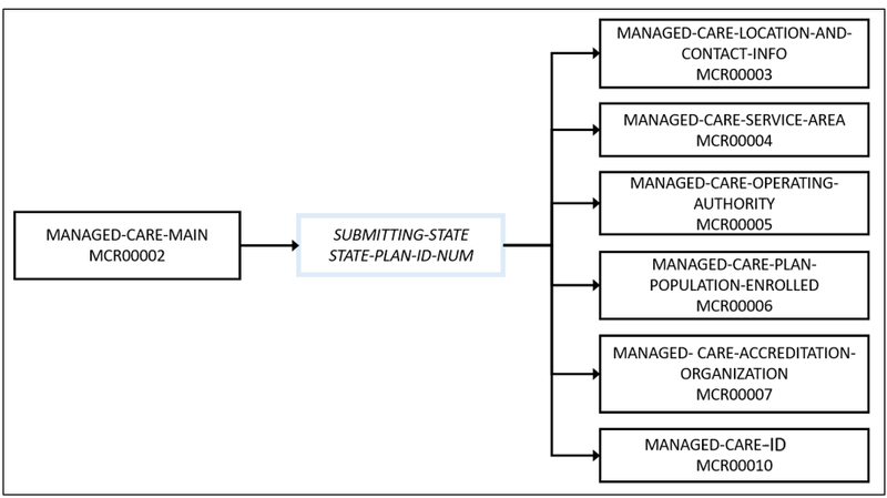 Managed Care File – Managed Care Entity Record Segment Relationships